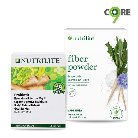 Bộ Dinh Dưỡng Hỗ Trợ Tiêu Hóa (TP BVSK Nutrilite Probiotic, TP BVSK Nutrilite Fiber Powder)